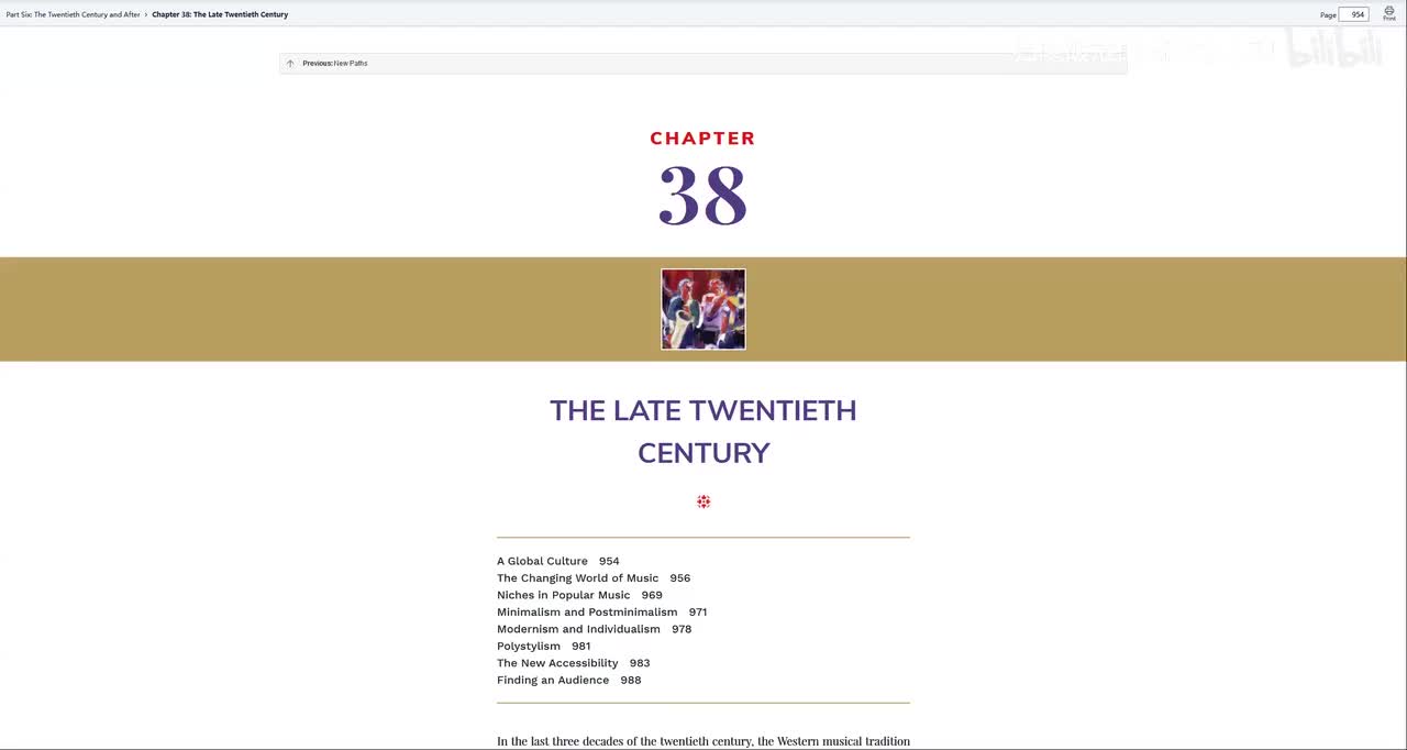 第38章：20世纪晚期