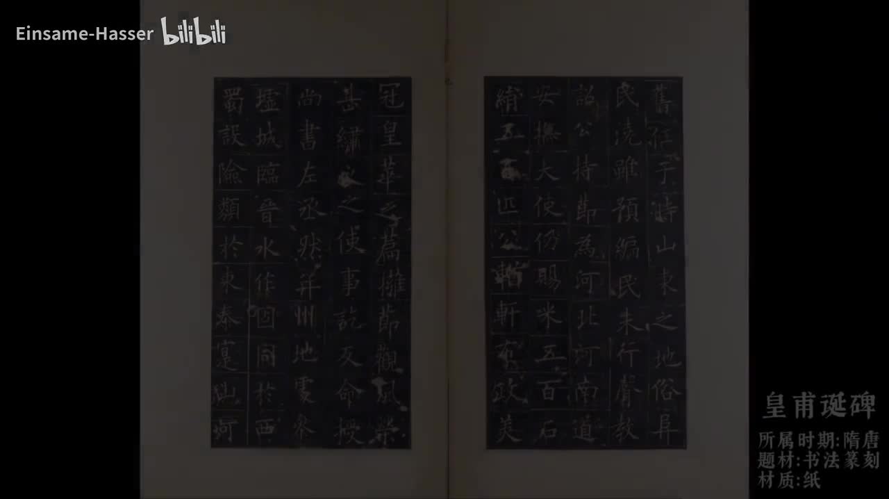 作品《皇甫诞碑》