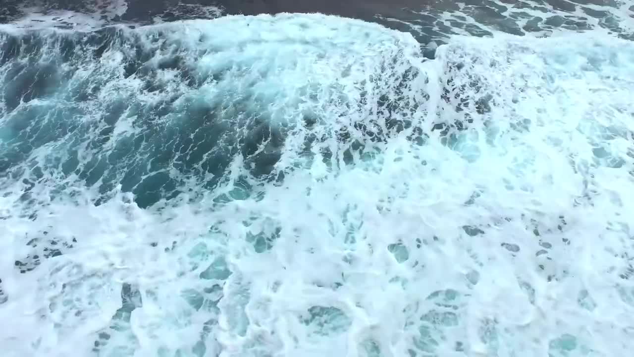 波涛汹涌的海浪 浪花 海洋风浪 #3147