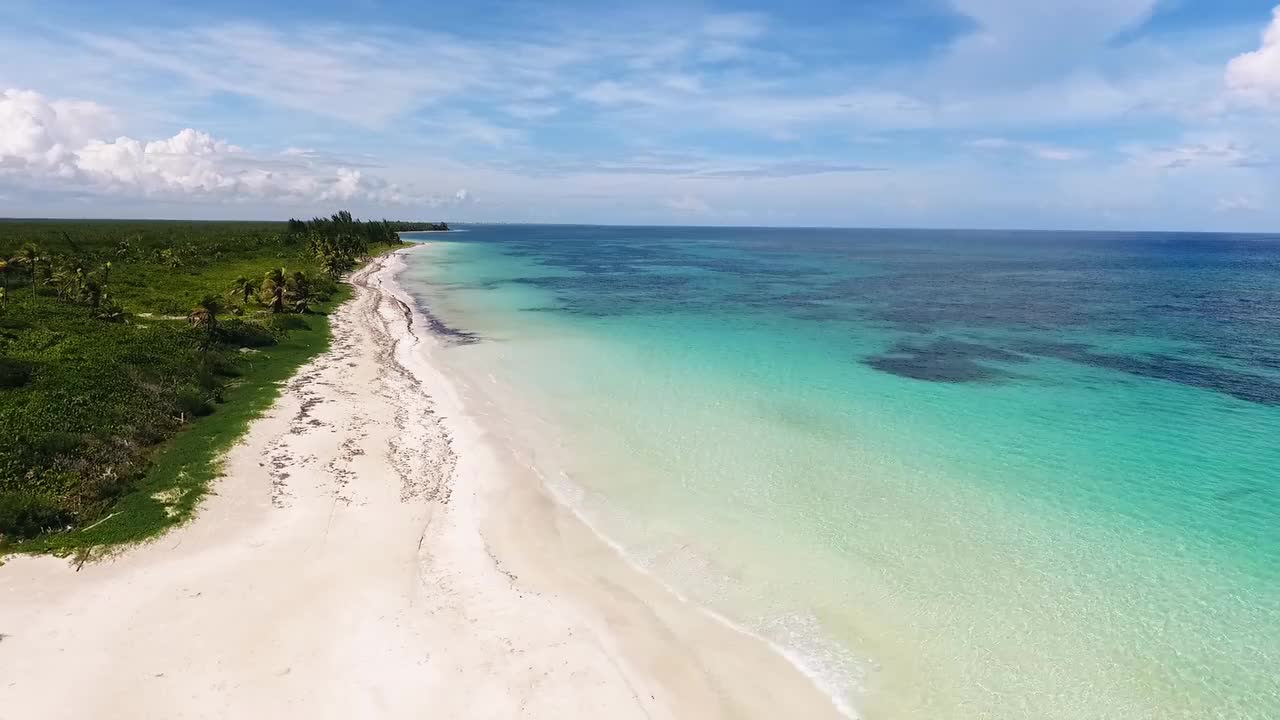 海岸航拍 大海空镜 #3180
