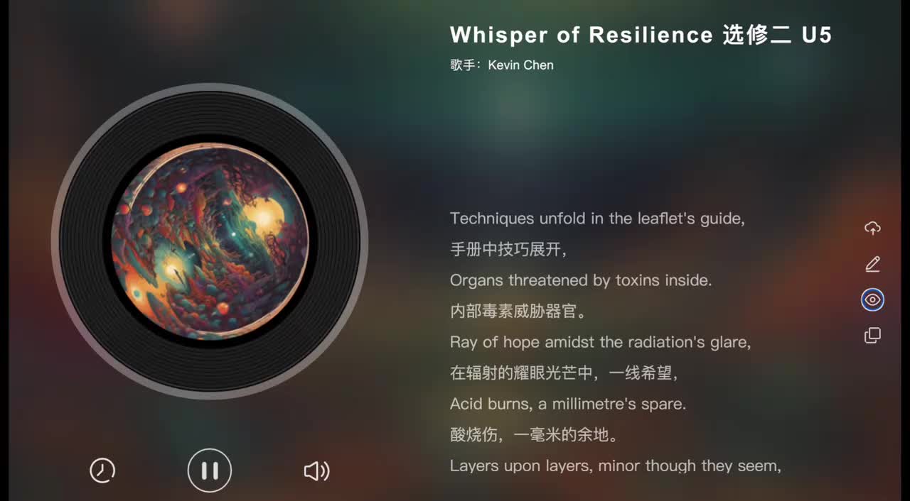 选修二 Unit 5 Whisper of Resilience