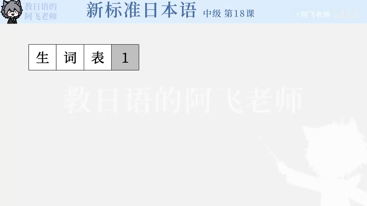 中级第18课：书信（单词）