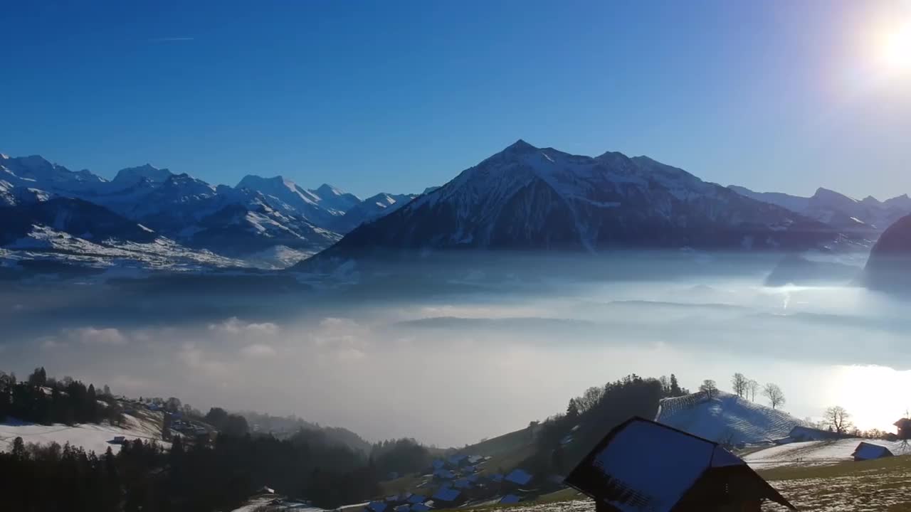 连绵雪山 云海 #1193