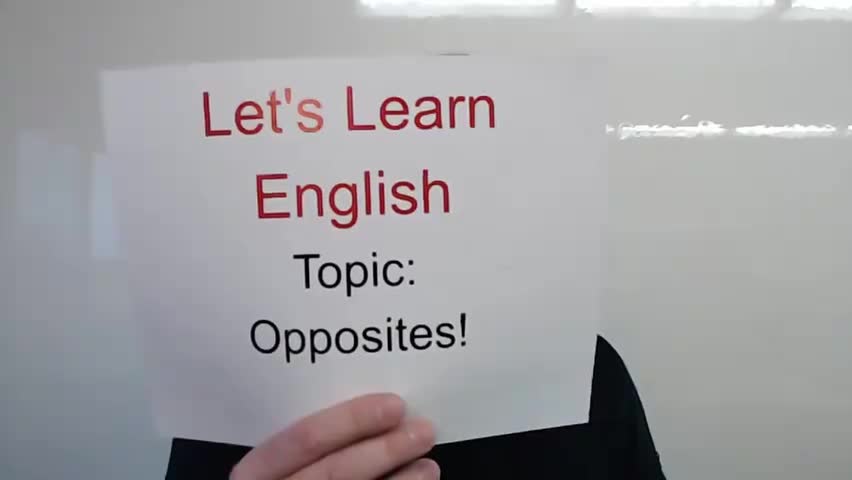 20.[20190329] English Lesson - Opposites...