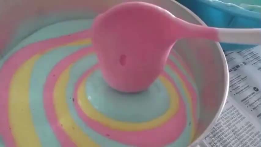 rainbow slime asmr