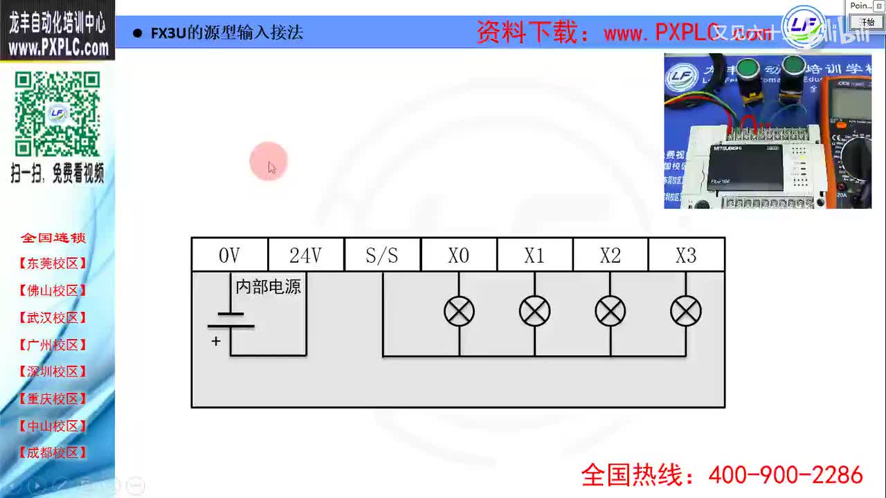 2.7-FX3U的源型输入接法