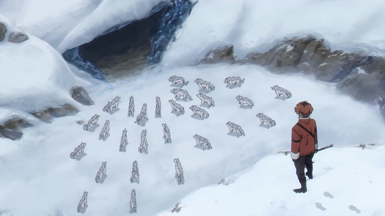 主角团雪地打狼