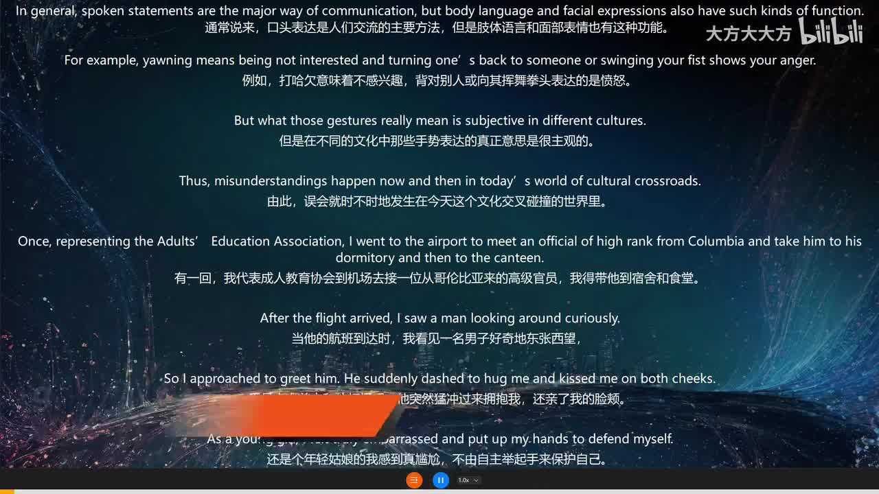 19.A Misunderstanding 一场误会