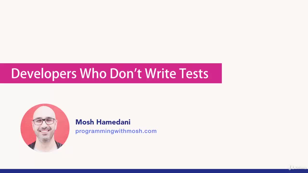 026 Developers Who Dont Write Tests