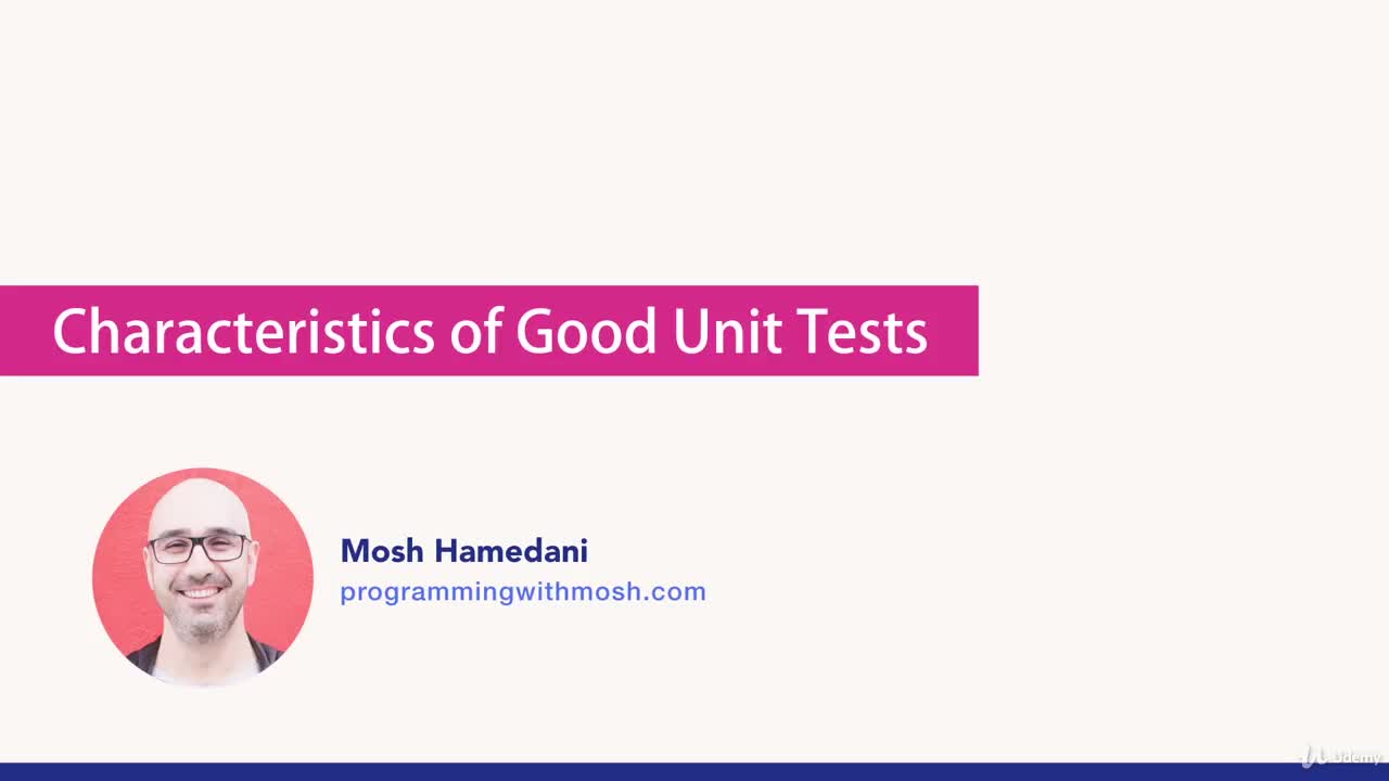 016 Characteristics of Good Unit Tests