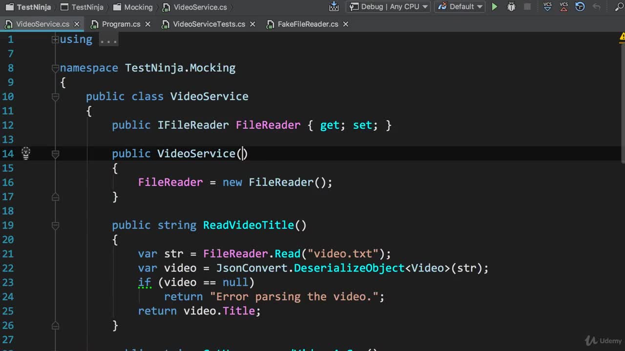 050 Dependency Injection via Constructor