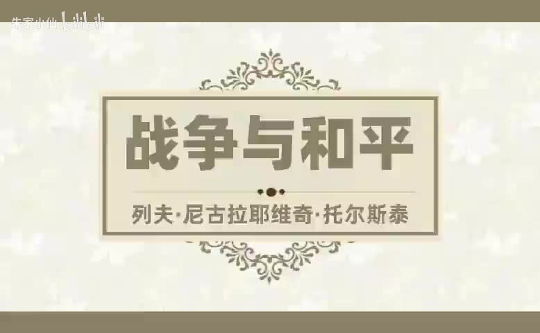 战争与和平 (1)