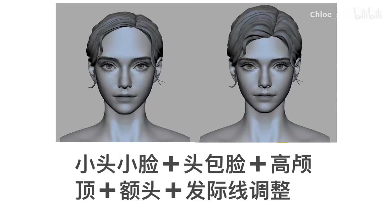 高颅顶｜发际线｜头包脸｜小头小脸｜综合酥饼