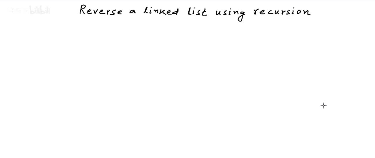 11.链表：反转一个链表 ( 递归方式实现 )