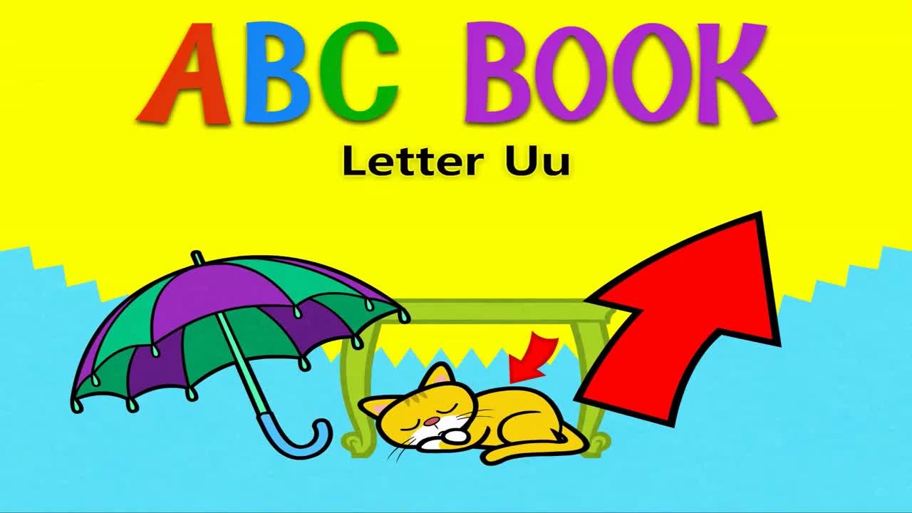 英文【ABC Book】021 Letter Uu