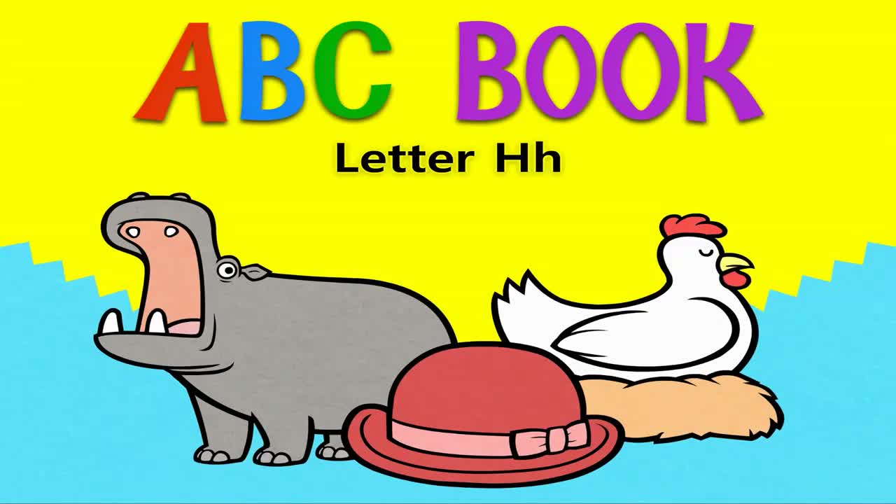 英文【ABC Book】008 Letter Hh