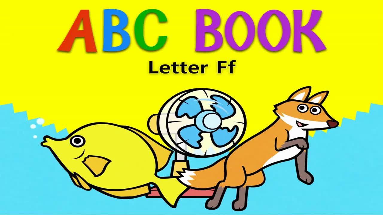 英文【ABC Book】006 Letter Ff