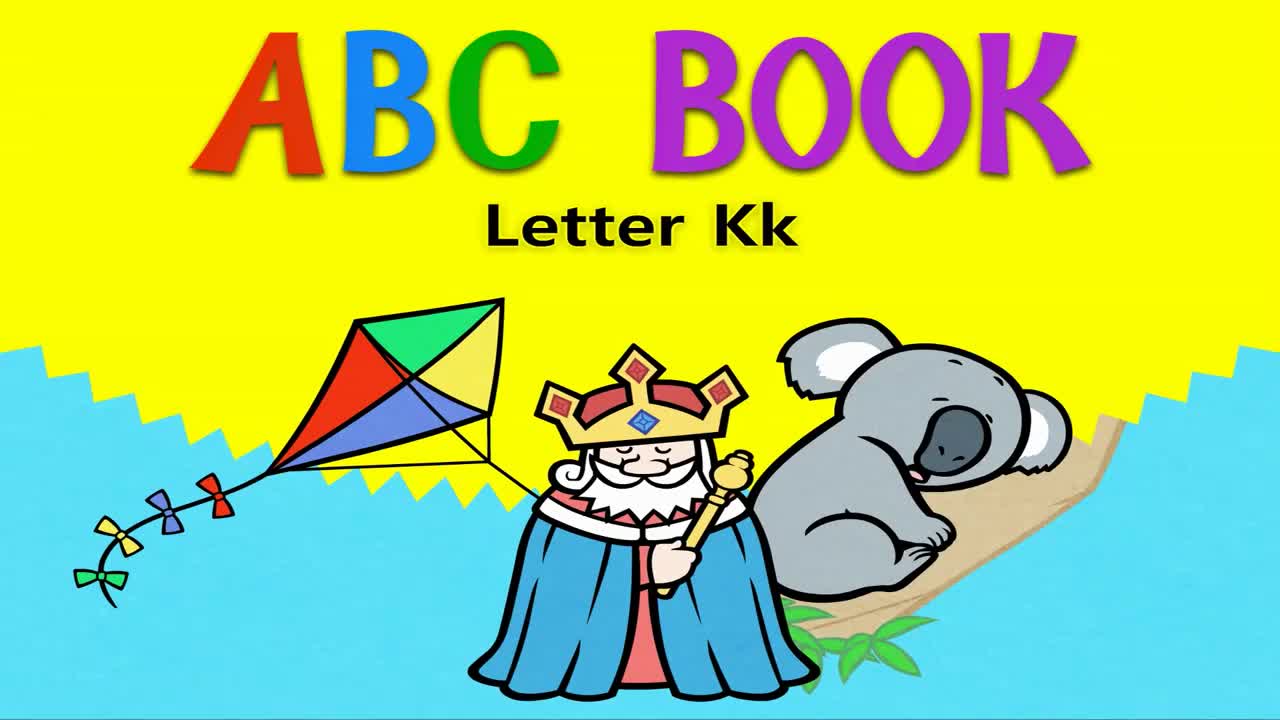 英文【ABC Book】011 Letter Kk