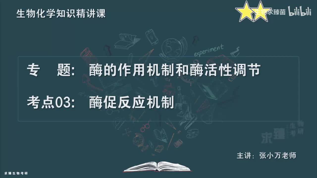 [专题08] 考点03：酶促反应机制