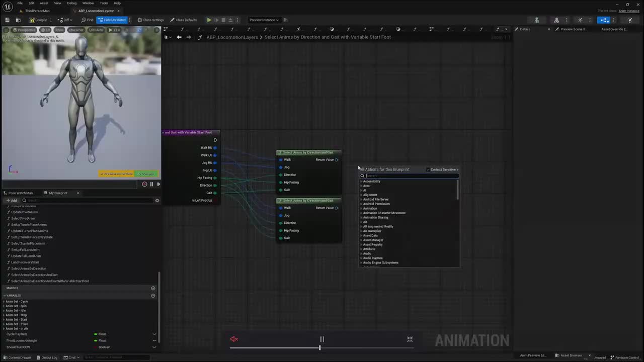 UE5 Character Locomotion Tutorial 20 Alternate Foot Stops & Pivots