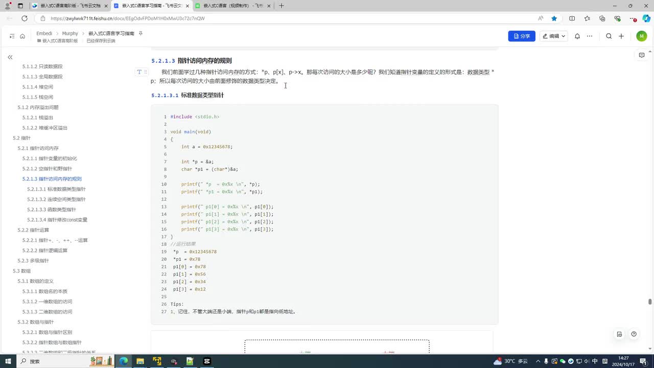 5-13 指针访问内存(一)：标准数据类型指针