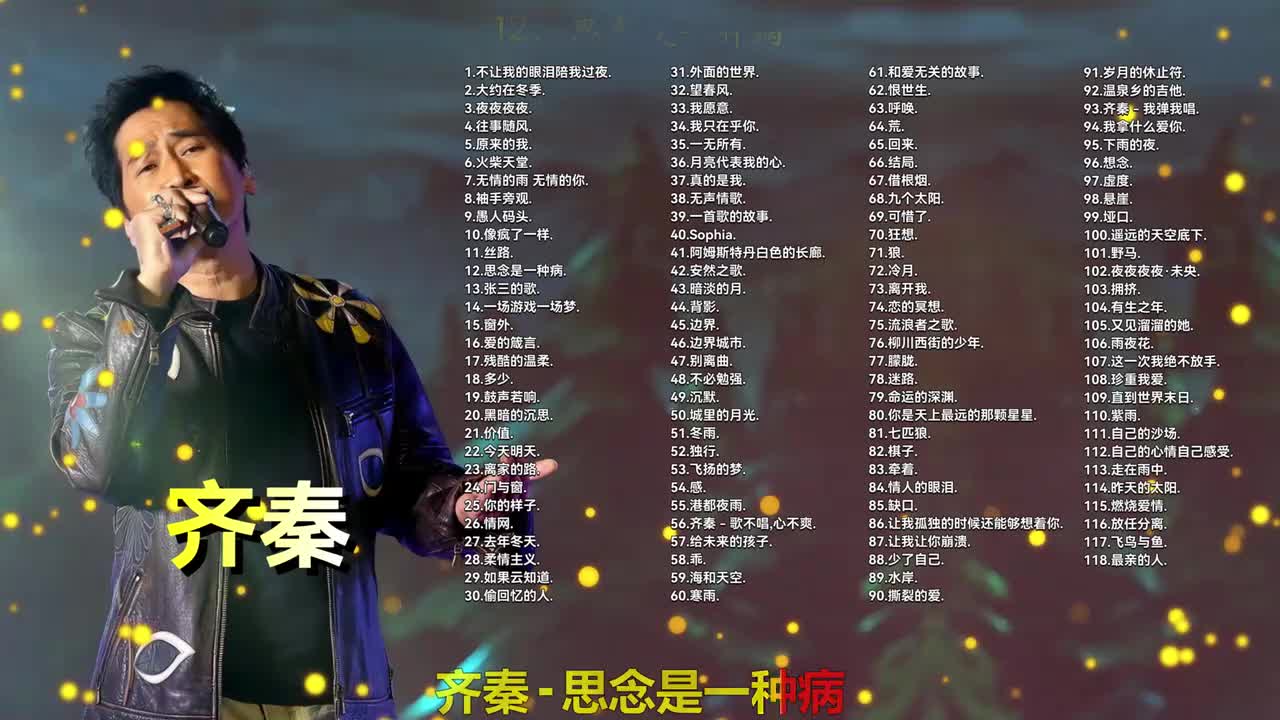 012. 齐秦 - 思念是一种病