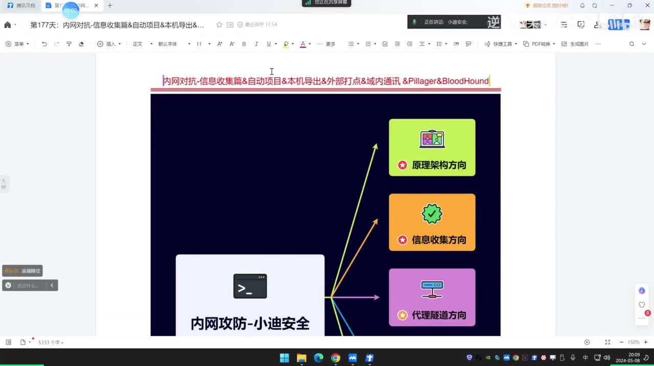 第177天：信息收集篇&自动项目&本机导出&外部打点&域内通讯&Pillager&BloodHound
