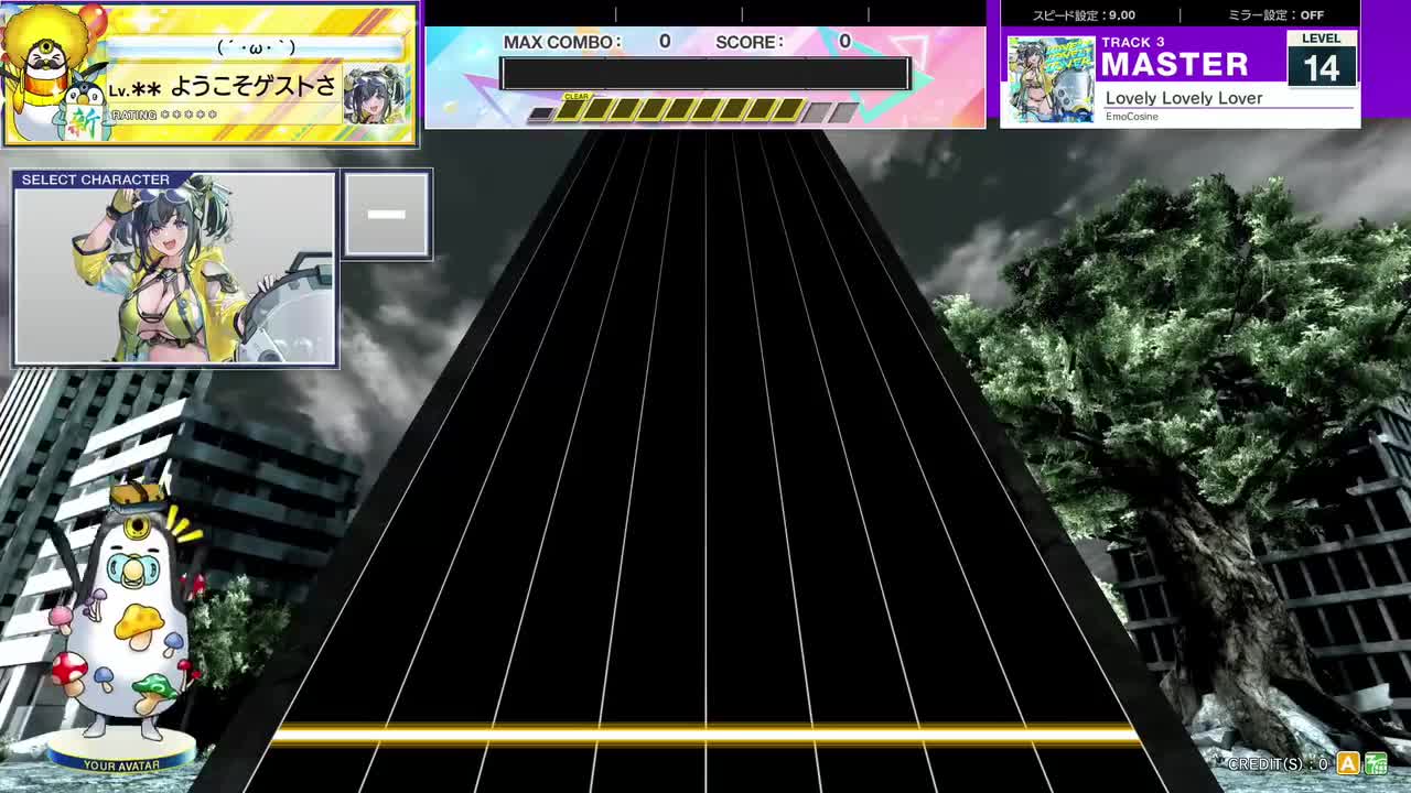 14.0(X-V) Lovely Lovely Lover [MASTER 14] (譜面確認) [CHUNITHM チュウニズム]