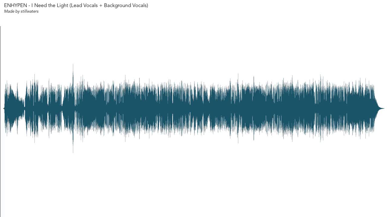 I Need the Light (Lead Vocals + Background Vocals)