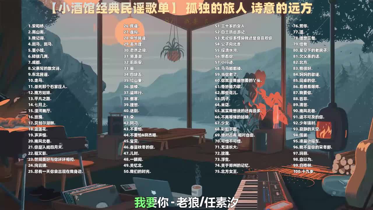 087. 老狼、任素汐 - 我要你