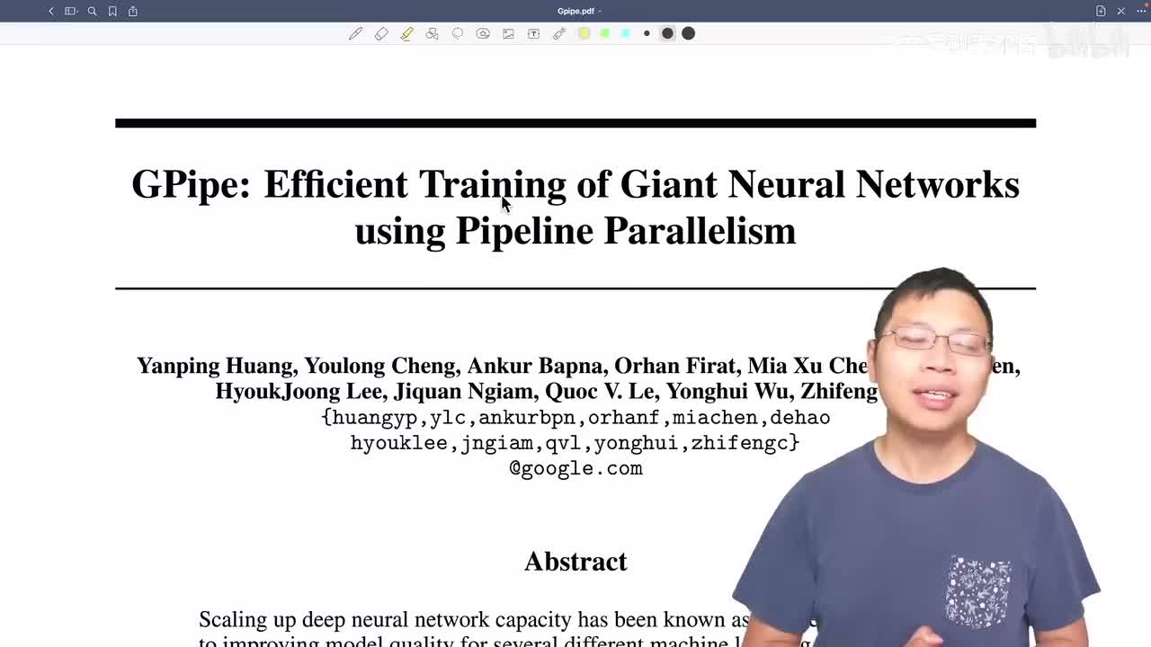 第32节：GPipe论文精读【论文精读】