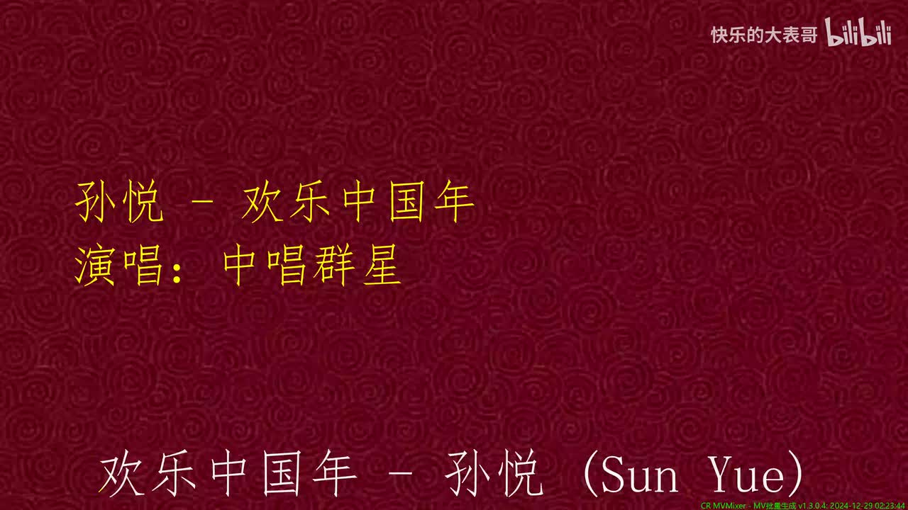 孙悦 - 欢乐中国年