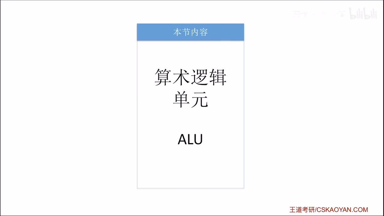2.2.1_3 算数逻辑单元ALU