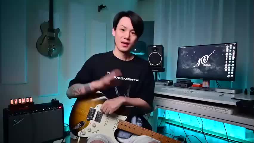 电吉他指板全攻略完整版 - 035 - 36.34-方大同---二人游(2022-01-23)