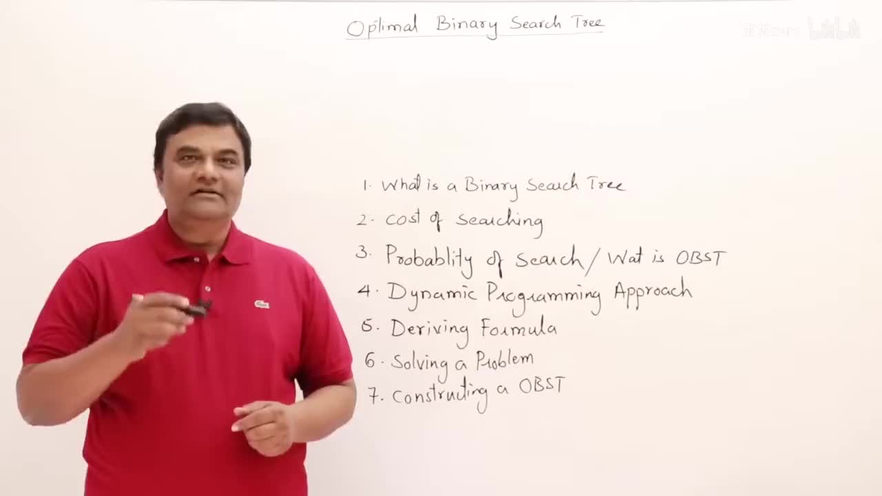 p56 4.6.2 [New] Optimal Binary Search Tree Successful and Unsuccessful Probabili