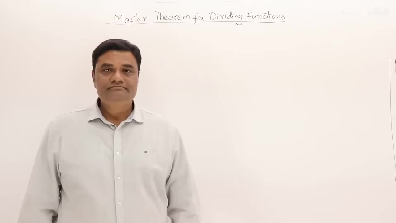 p26 2.4.1 Masters Theorem in Algorithms for Dividing Function #1