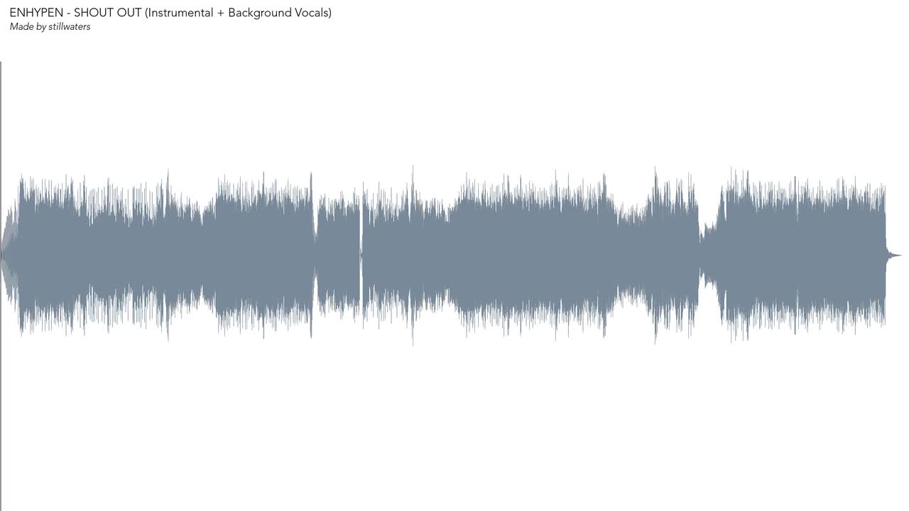 SHOUT OUT (Instrumental + Background Vocals)