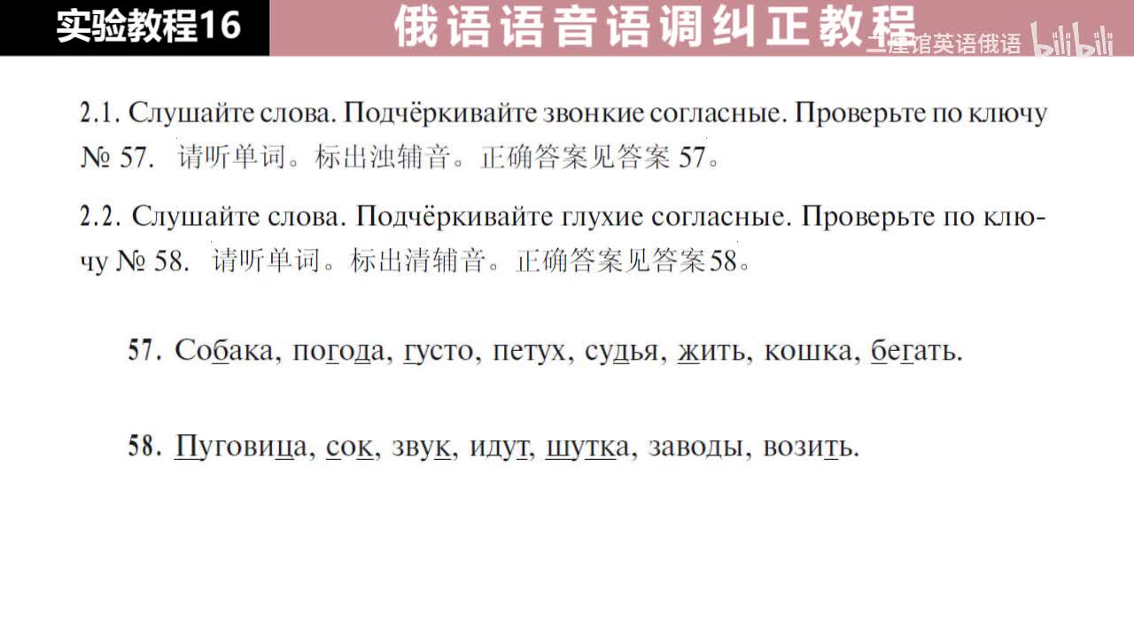 16 练习2-3 清浊成对的辅音