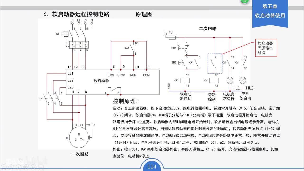 88_软启动器远程控制电路