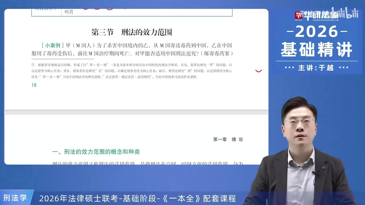 【26法硕刑法】1-3 刑法的效力范围
