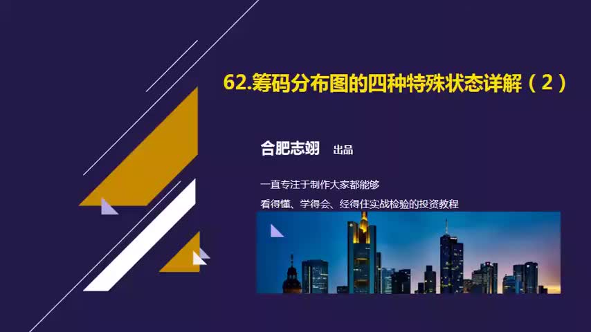 62.筹码分布图的四种特殊状态详解（2）