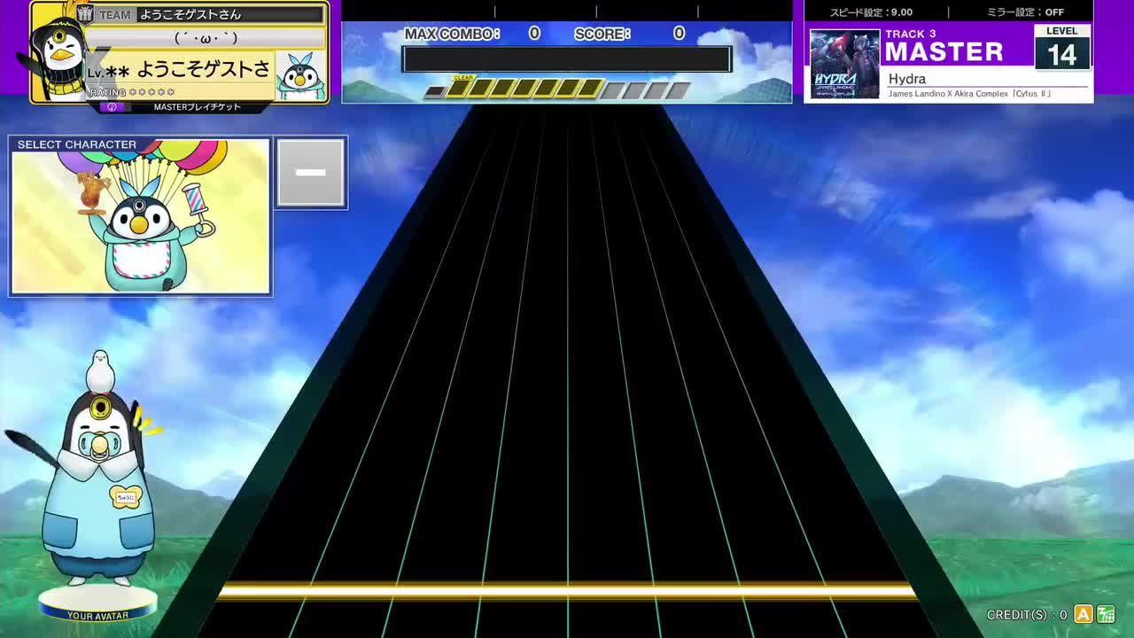 14.4(X-V) Hydra [MASTER 14] (譜面確認) [CHUNITHM チュウニズム]