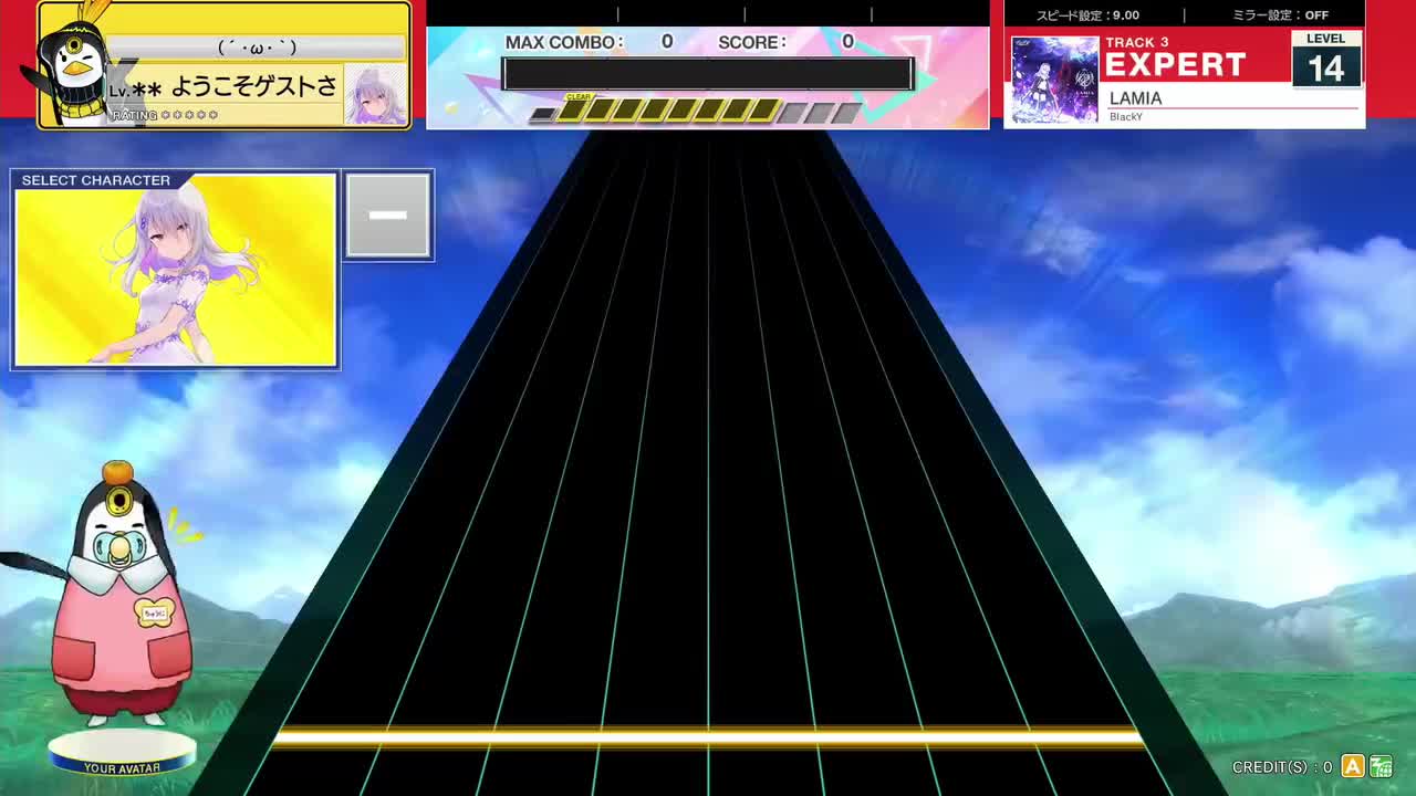 14.1(X-V) LAMIA [EXPERT 14] (譜面確認) [CHUNITHM チュウニズム]