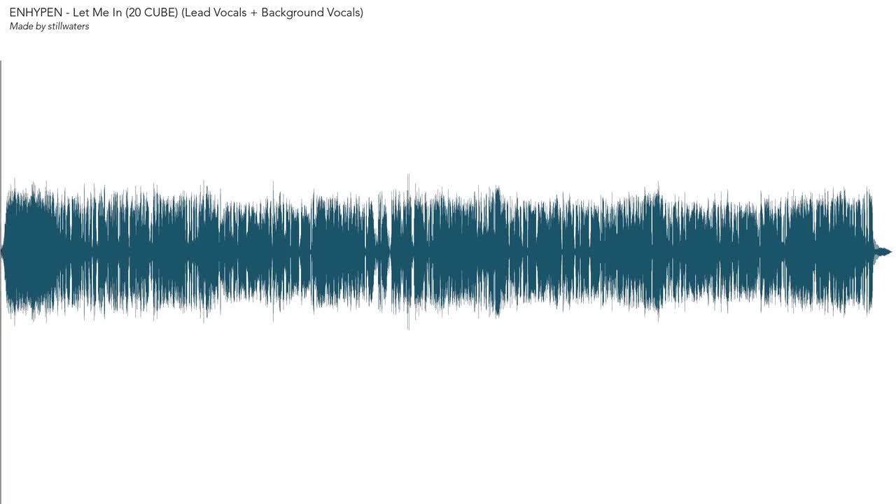 Let Me In (20 CUBE) (Lead Vocals + Background Vocals)