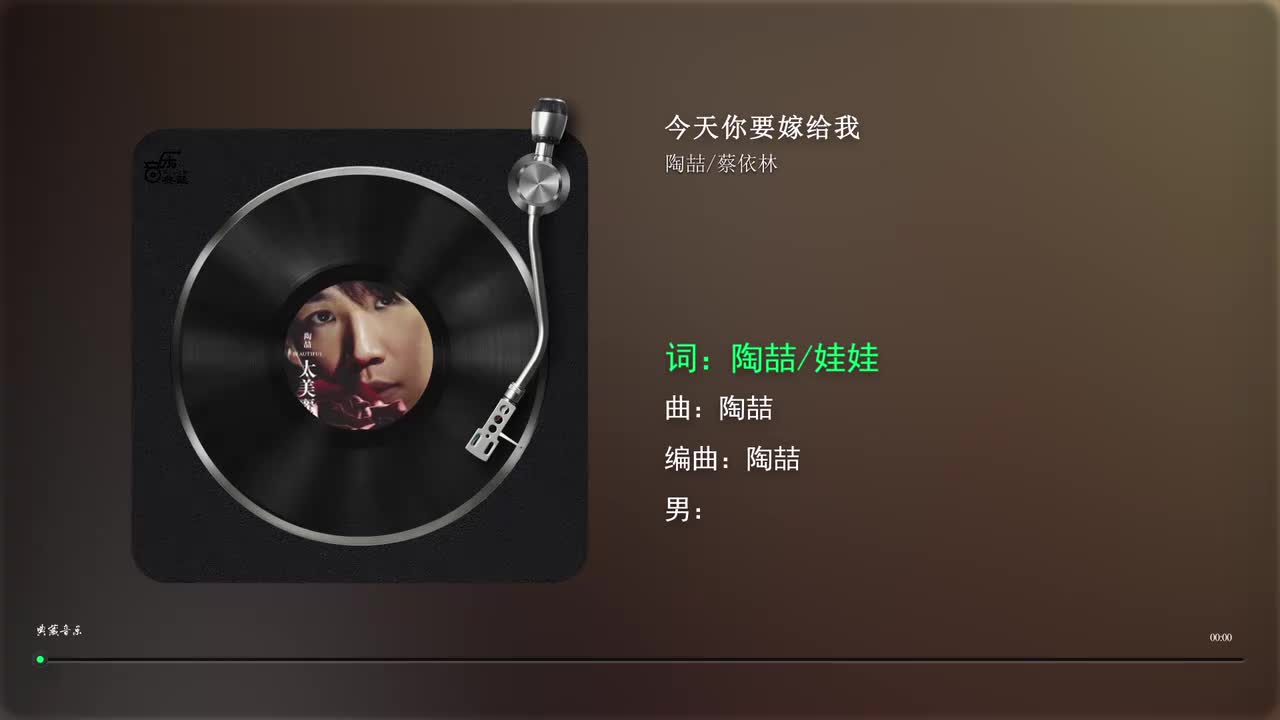 今天你要嫁给我 - 陶喆 _ 蔡依林