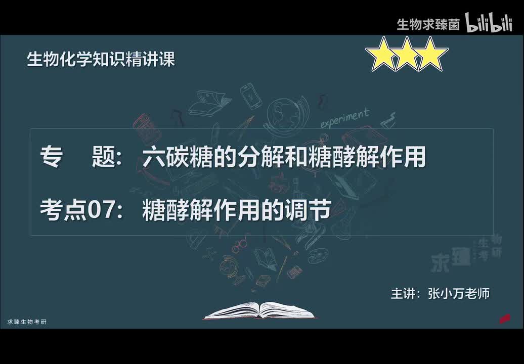 [专题17] 考点07：糖酵解作用的调节