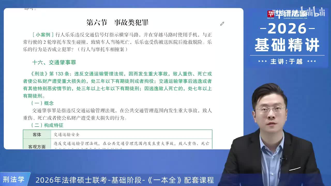 【26法硕刑法】19-6 事故类犯罪01