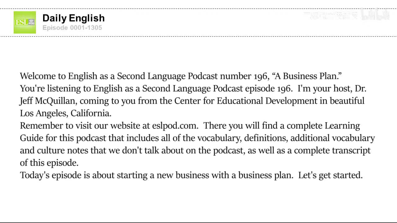 0196 A Business Plan