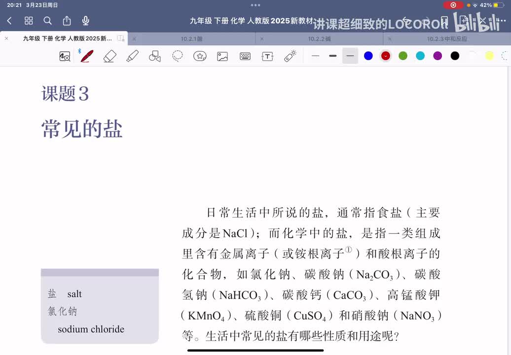 10.3 常见的盐 讲解1