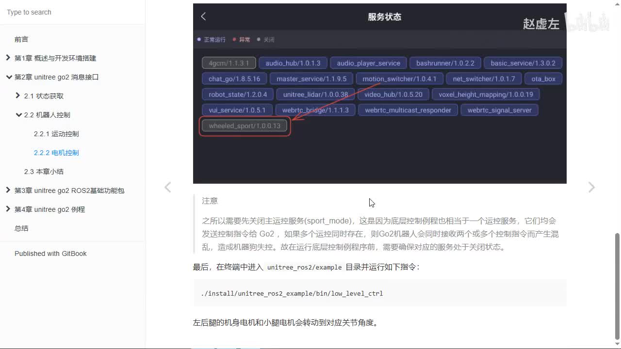 宇树Go2开发指南2.2.2_电机控制3_内置例程02_执行